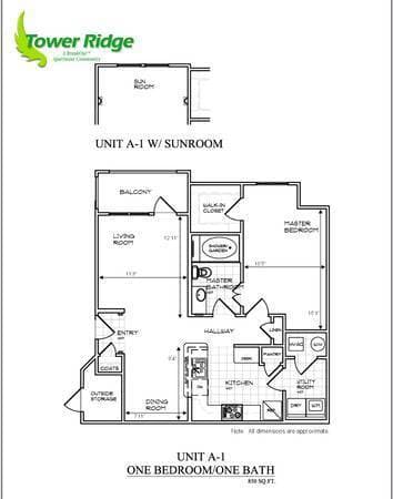 Unit 1224 1224 floor plan