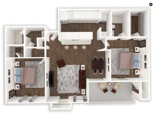 B3P 1007 floor plan