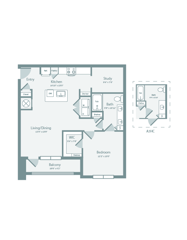 Unit 3307 3307 floor plan