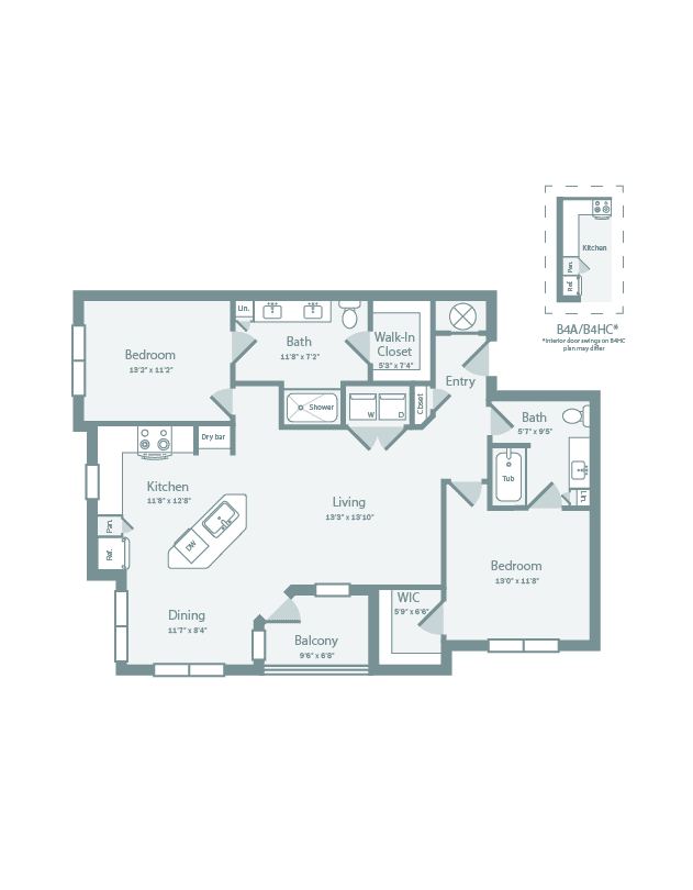 Unit 1312 1312 floor plan