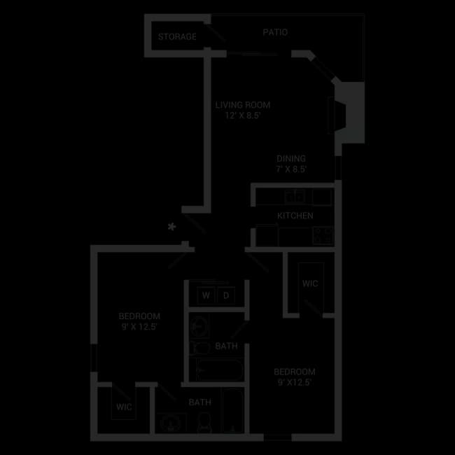 Unit 325 313 floor plan