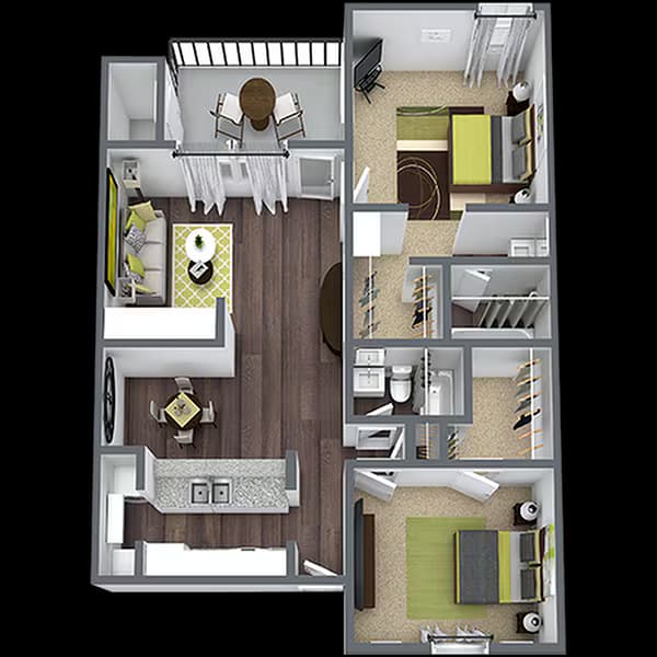 B2 2804-361 floor plan
