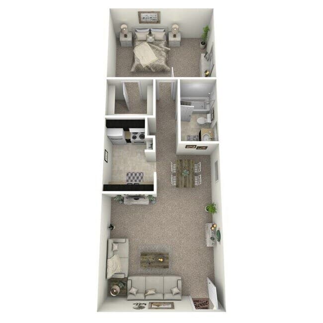 Unit 1821 1823 floor plan