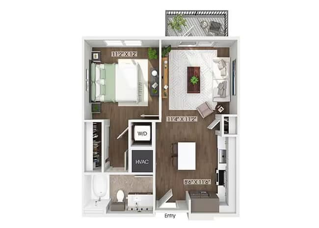 Unit 01335 01335 floor plan