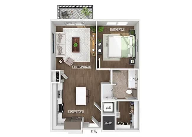 Unit 02308 01211 floor plan