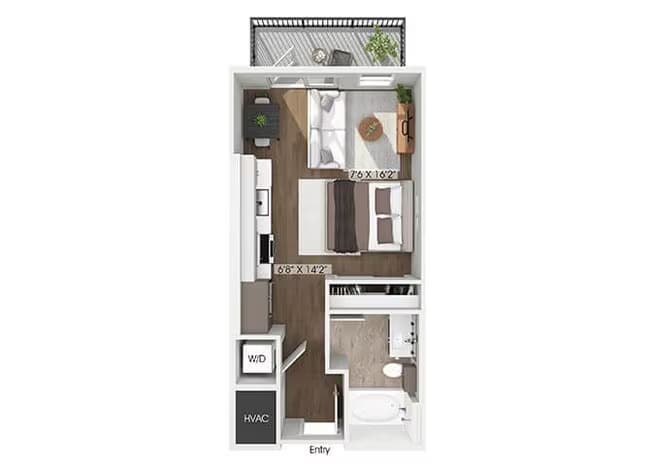 Unit 04210 04210 floor plan