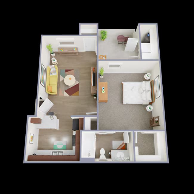 A1D 7-7303 floor plan
