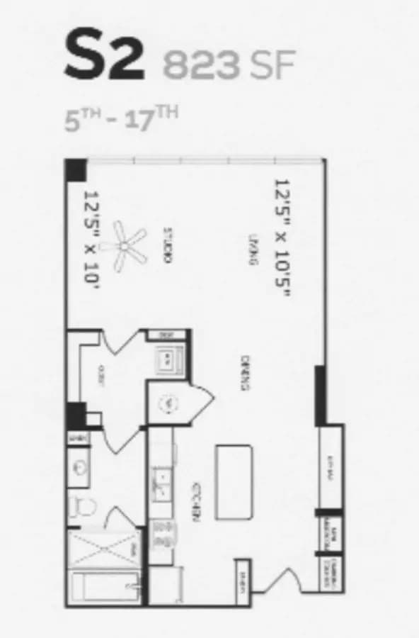 S1 1609 floor plan