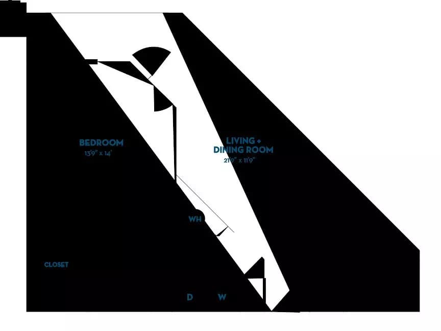 A1 1-1107 floor plan