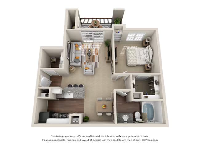 A1 Avanti with Carport or Garage 00837 floor plan