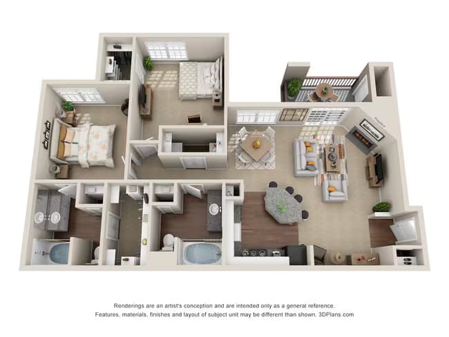 B1 Bocelli with Carport or Garage 00214 floor plan