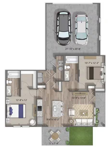 Unit 3008SS 3008SS floor plan