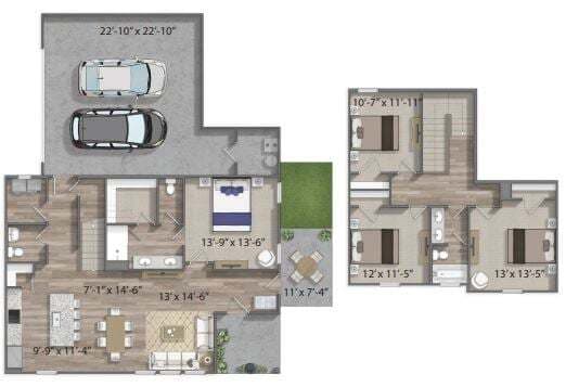 Unit 2912SS 2912SS floor plan