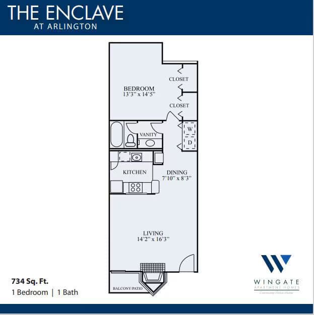 E1 1101 floor plan