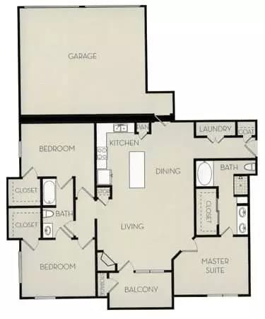 Unit N-208 N-208 floor plan