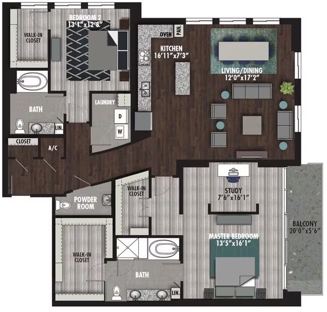 DU 1528 floor plan