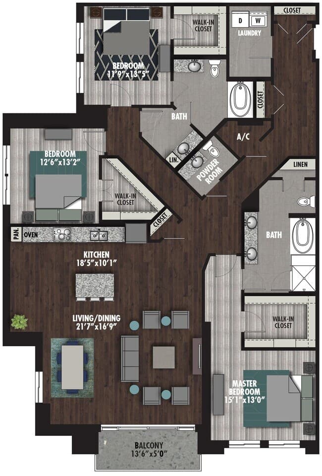 DY 1402 floor plan