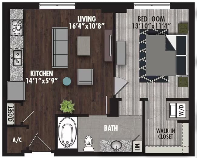 F1 3546 floor plan