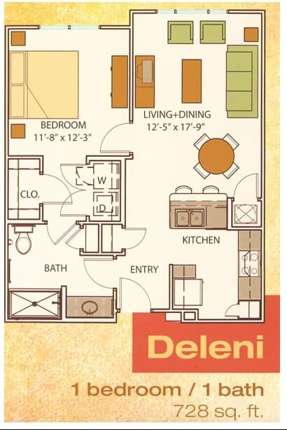 Unit 1410 1410 floor plan