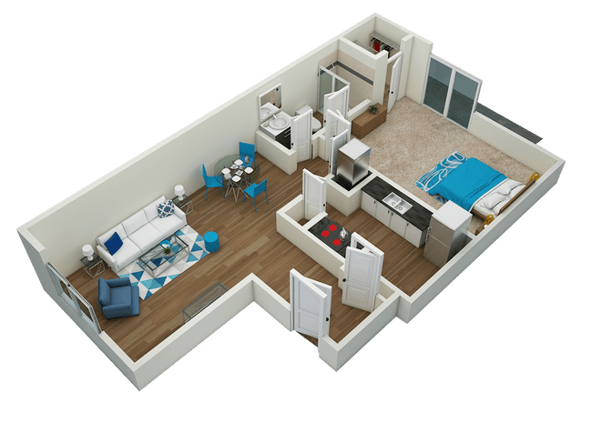 Unit S-107 S-107 floor plan