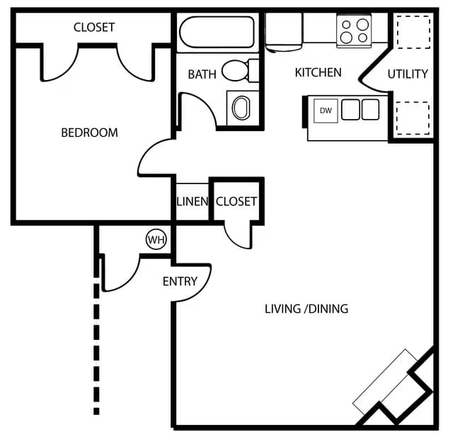 Unit 1126 1826 floor plan