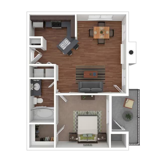 Unit 1217 1217 floor plan