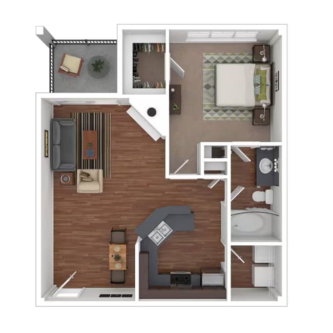 Unit 1716 1716 floor plan