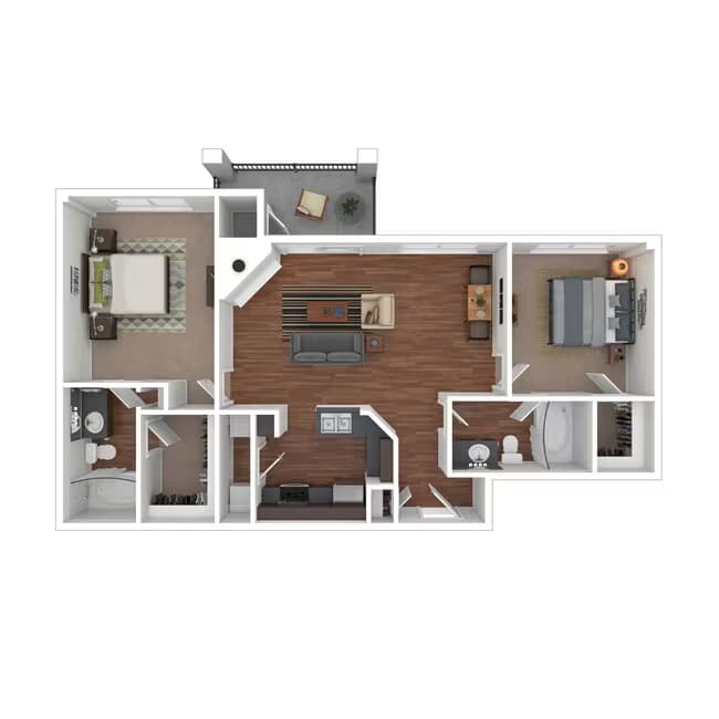 Unit 1517 1517 floor plan