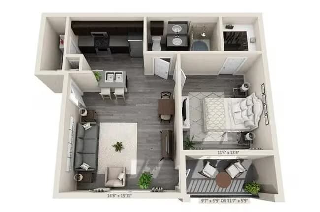 A1 1043 floor plan