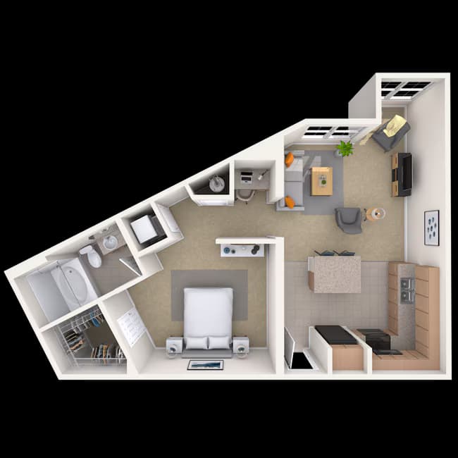 Unit 1110 1110 floor plan