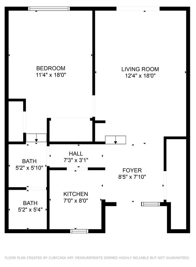 A10 - 1 Bedroom 1 Bathroom 323 floor plan