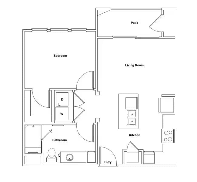 A1 2308 floor plan
