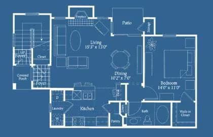 San Antonio 2nd Floor floor plan