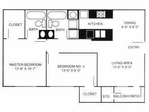 2X2-A 0718 floor plan
