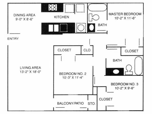 Unit 1006 1015 floor plan