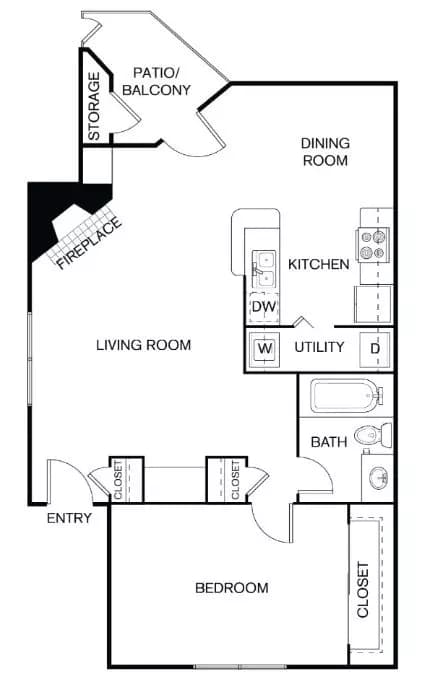Unit 4925-608 4925-608 floor plan