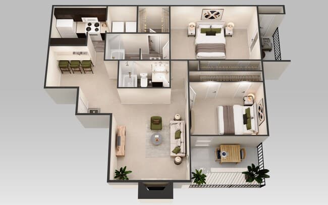 Unit 52411 52422 floor plan