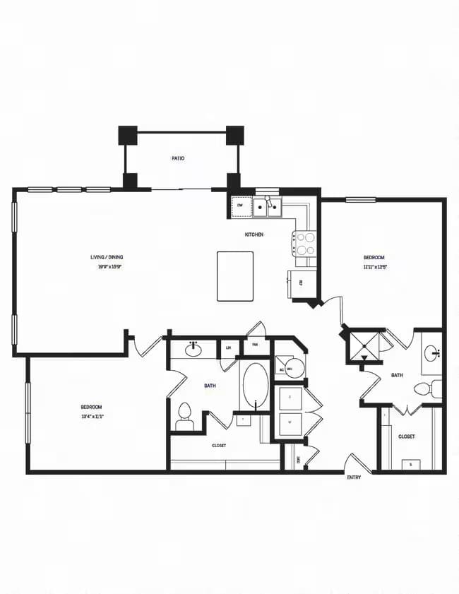 B2 3802 floor plan