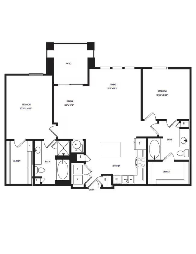 Unit 3406 3406 floor plan
