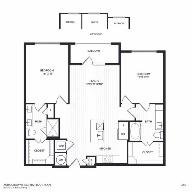 Unit 1059 1059 floor plan