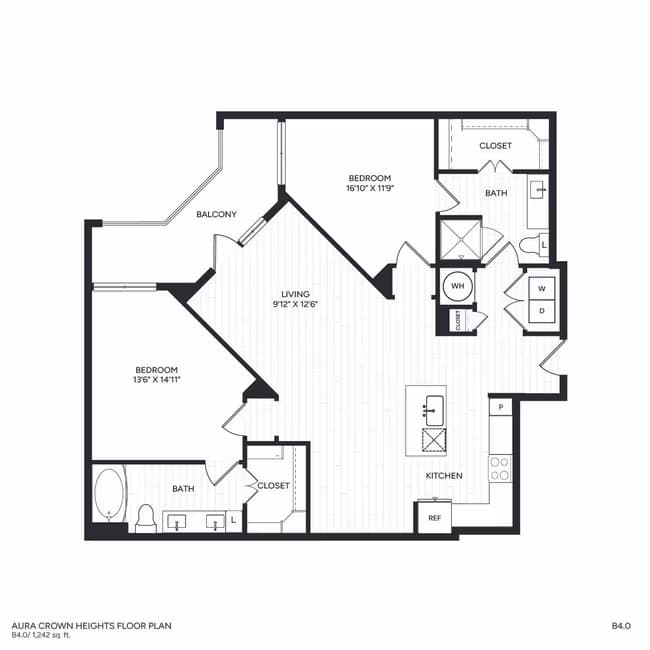 Unit 1070 1070 floor plan