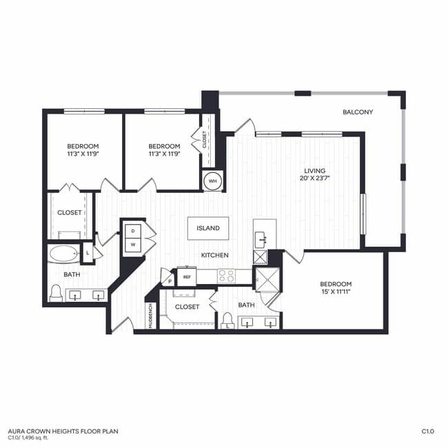 Unit 3013 3013 floor plan