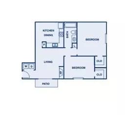 Unit - - floor plan