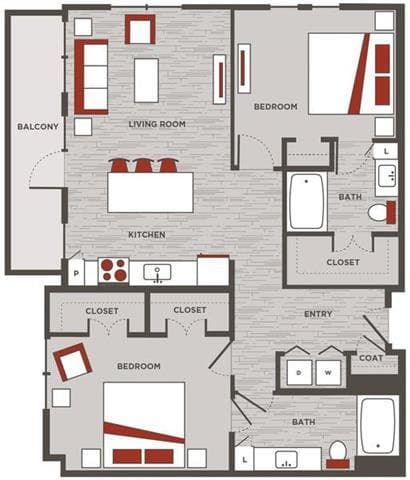 Unit 2214 2114 floor plan