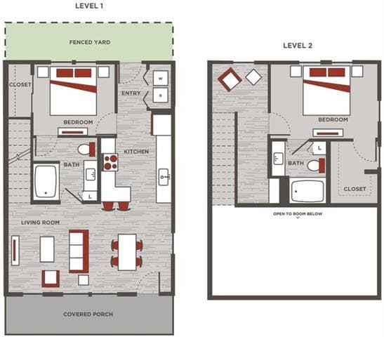 Townhome 1 3818 floor plan