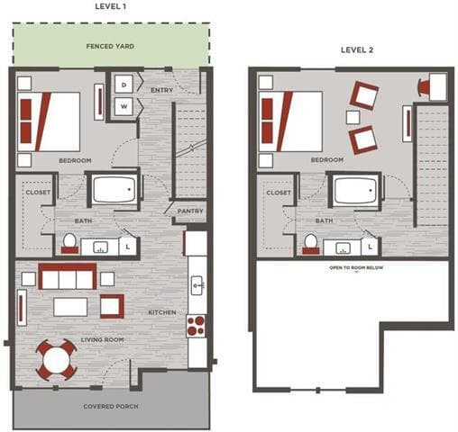Townhome 2 4420 floor plan
