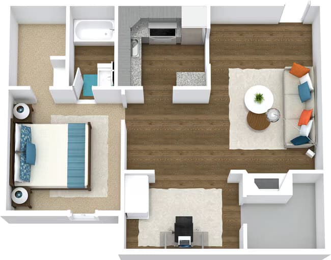 A3U 1222 floor plan