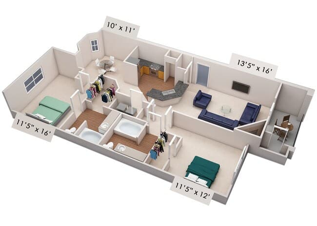 Unit 2068 2068 floor plan