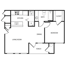 A1 1X1 433 floor plan
