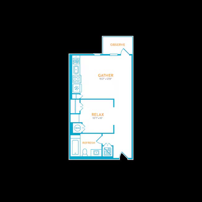 Unit 1219 1421 floor plan